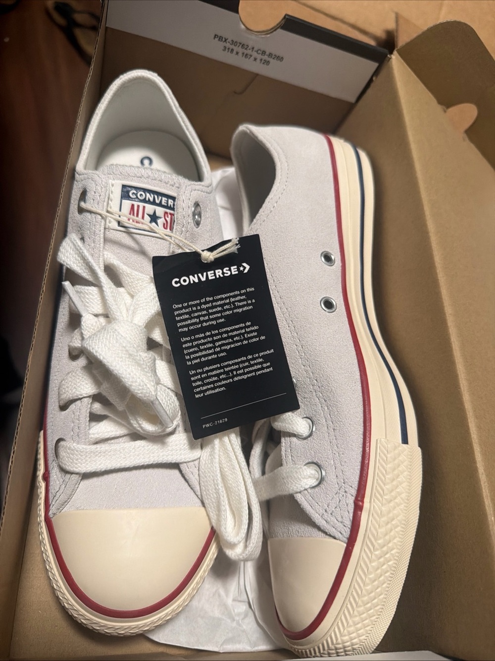 Converse All Star Chuck Taylor Light Grey 7 M / 9 W